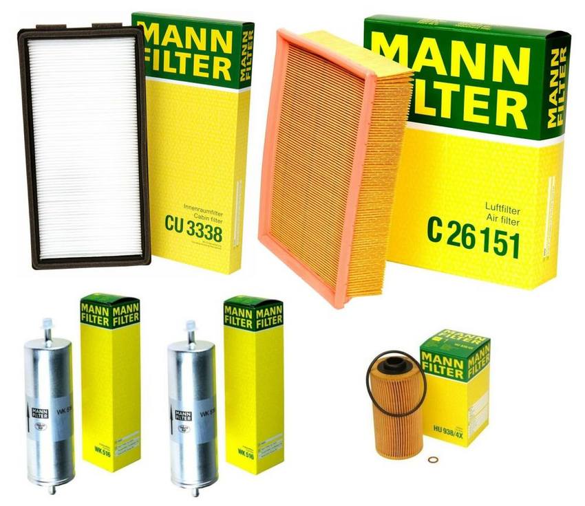 BMW Filter Service Kit 64311390836 - MANN-FILTER 1645268KIT